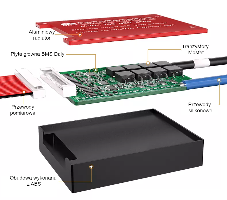 Budowa bms Daly 10s15a